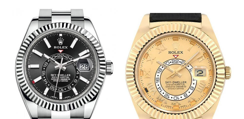Two of the Best Replica Rolex Sky-Dweller Watches