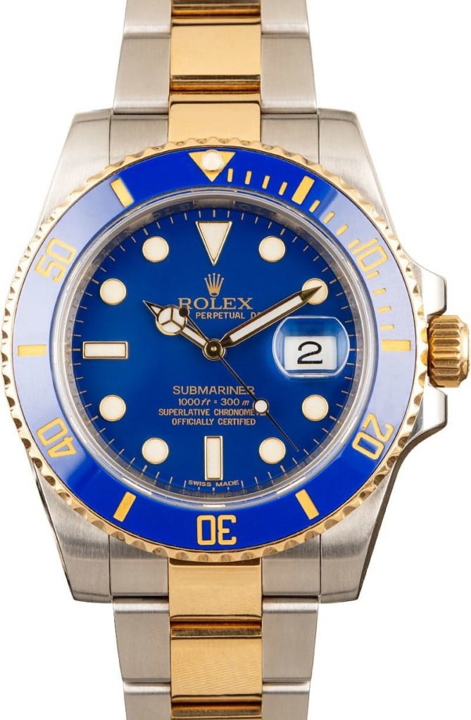 replica Submariner Swiss Mens Rolex 116613 Blue Dial appearance