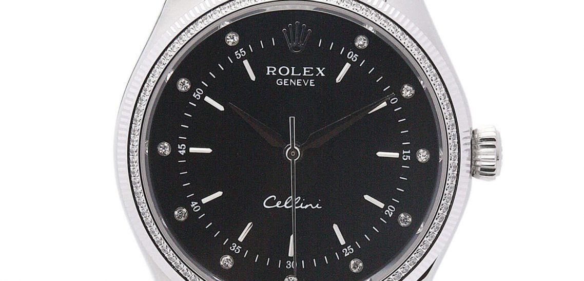 Black Rolex Replica Cellini 4233/8 25MM