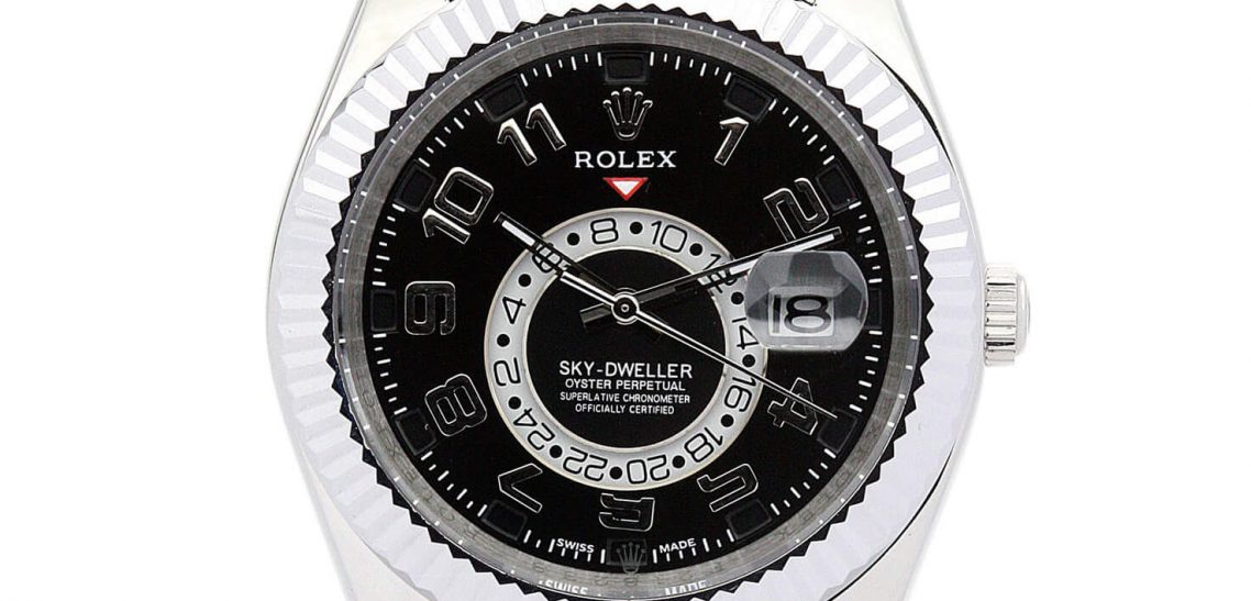 Replica Rolex Watch Sky-Dweller 326938 42mm Black Dial