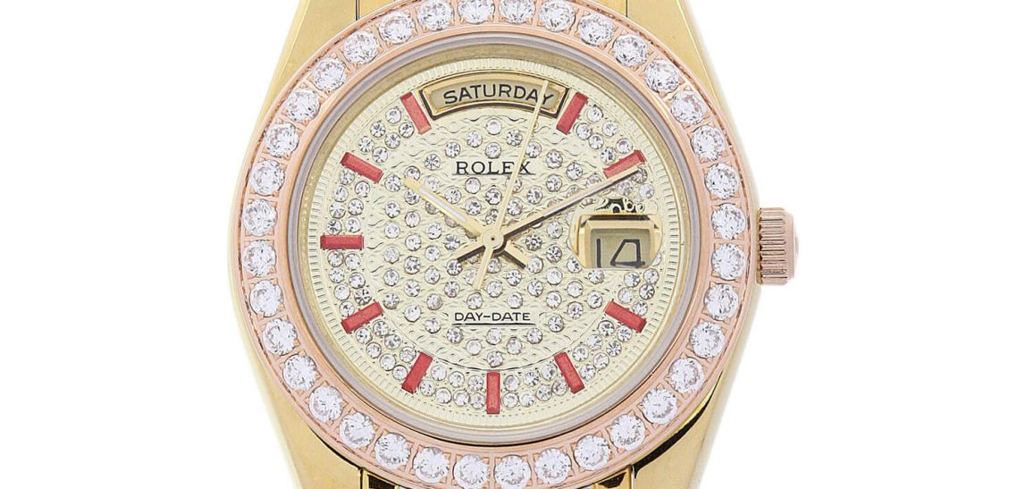 Replica Rolex Day-Date 118346 Gold Dial
