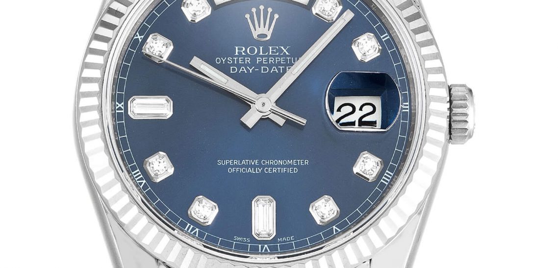 Rolex Replica Day-Date 118139 with Blue Dial